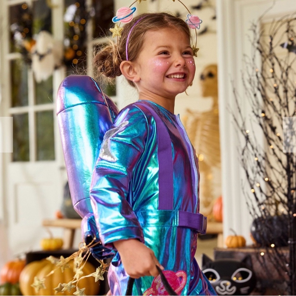 Pottery Barn Kids Space Adventurer Costume - Blue and Purple - Picture 6 of 7